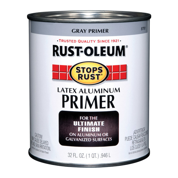 Rust-Oleum Primer Alum/Galv Gry Qt 8781502